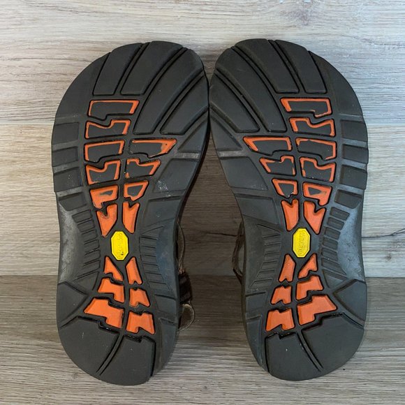 Chaco ZX/2 Unaweep Sandals Women’s 8 Brown Orange Strappy Sport Hiking Slingback - Picture 8 of 8